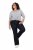 Ulla Popken Marie Fit Bootcut Stretch Jeans Dark Blue Denim - Ulla Popken - Ρούχα Ulla Popken Plus Size