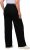 Ulla Popken Mary Fit Wide Leg Stretch Jeans Black - Τζιν & Παντελόνια για Γυναίκες σε Μεγάλες Μεγέθη – Plus Size - 