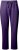 Ulla Popken Basic Drawstring Elastic Waist Cotton Blend Joggers Deep Violet - Τζιν & Παντελόνια για Γυναίκες σε Μεγάλες Μεγέθη – Plus Size - 