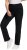 Ulla Popken Basic Mony Tapered Leg Stretch Pants Black - Τζιν & Παντελόνια για Γυναίκες σε Μεγάλες Μεγέθη – Plus Size - 