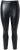 Ulla Popken Metallic Faux Leather Leggings Black - Τζιν & Παντελόνια για Γυναίκες σε Μεγάλες Μεγέθη – Plus Size - 