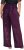 Ulla Popken Wide Leg Sequined Pants Mulberry - Τζιν & Παντελόνια για Γυναίκες σε Μεγάλες Μεγέθη – Plus Size - 