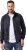 JP1880 Soft Goatskin Suede Leather Jacket Navy - Δερμάτινα μπουφάν - Δερμάτινα μπουφάν σε μεγάλα μεγέθη