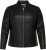 Only Carmakoma Robber Leather Jacket Black - Δερμάτινα μπουφάν - 