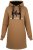 Nora Mikken KADRI Long Hoodie Camel - Φούτερ/Φούτερ με κουκούλα - 