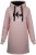 Nora Mikken KADRI Long Hoodie PINK - Φούτερ/Φούτερ με κουκούλα - 