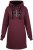 Nora Mikken KADRI WHITE Long Hoodie Burgundy - Φούτερ/Φούτερ με κουκούλα - 