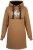 Nora Mikken KADRI WHITE Long Hoodie Camel - Φούτερ/Φούτερ με κουκούλα - 