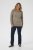 Kaffe Curve Linia Boatneck Pullover Morel Melange with Silver Lurex - Πλεκτά πουλόβερ - 