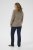 Kaffe Curve Linia Boatneck Pullover Morel Melange with Silver Lurex - Πλεκτά πουλόβερ - 