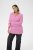 Kaffe Curve Emilia Pullover Pink Power Melange - Πλεκτά πουλόβερ - 