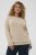 Kaffe Curve Jina Knit Pullover Feather Grey Melange - Πλεκτά πουλόβερ - 