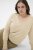 Kaffe Curve Lizzy Long Sleeve Pullover Feather Grey Melange - Πλεκτά πουλόβερ - 