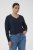 Kaffe Curve Lizzy Long Sleeve Pullover Midnight Marine - Πλεκτά πουλόβερ - 