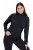 Ulla Popken Basic Long Sleeve Slim Fit Turtleneck Black - φούτερ/Φούτερ με κουκούλα - Ζεστά Φούτερ, Hoodies & Πλεκτά