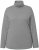 Ulla Popken Basic Long Sleeve Slim Fit Turtleneck Light Grey Melange - φούτερ/Φούτερ με κουκούλα - 