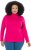 Ulla Popken Basic Long Sleeve Slim Fit Turtleneck Red Pink - φούτερ/Φούτερ με κουκούλα - 