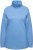 Ulla Popken Basic Long Sleeve Slim Fit Turtleneck Light Cornflower - φούτερ/Φούτερ με κουκούλα - 