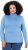 Ulla Popken Basic Long Sleeve Slim Fit Turtleneck Light Cornflower - φούτερ/Φούτερ με κουκούλα - 