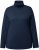 Ulla Popken Basic Long Sleeve Slim Fit Turtleneck Navy Blue - φούτερ/Φούτερ με κουκούλα - 