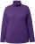 Ulla Popken Basic Long Sleeve Slim Fit Turtleneck Deep Violet - φούτερ/Φούτερ με κουκούλα - 