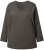 Ulla Popken Back To Basics V-Neck Relaxed Fit Cotton Tee Graphite Grey - Μπλουζάκια - 