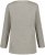 Ulla Popken Back To Basics V-Neck Relaxed Fit Cotton Tee Light Grey Melange - Μπλουζάκια - 
