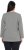 Ulla Popken Back To Basics V-Neck Relaxed Fit Cotton Tee Light Grey Melange - Μπλουζάκια - 