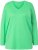 Ulla Popken Back To Basics V-Neck Relaxed Fit Cotton Tee Mint Green - Μπλουζάκια - 