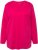 Ulla Popken Back To Basics V-Neck Relaxed Fit Cotton Tee Magenta Pink - Μπλουζάκια - 