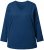 Ulla Popken Back To Basics V-Neck Relaxed Fit Cotton Tee Dark Blue - Μπλουζάκια - 