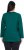 Ulla Popken Back To Basics V-Neck Relaxed Fit Cotton Tee Teal Green - Μπλουζάκια - 