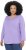 Ulla Popken Back To Basics V-Neck Relaxed Fit Cotton Tee Pale Lilac - Μπλουζάκια - 