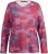 Ulla Popken Graphic Print Recycled Polyester Quick Dry Stretch Top Salsa Red - Τυπωμένα T-shirts για γυναίκες - 