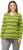 Ulla Popken Striped Hem Long Sleeve Tee Apple Green - Τυπωμένα T-shirts για γυναίκες - 