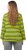 Ulla Popken Striped Hem Long Sleeve Tee Apple Green - Τυπωμένα T-shirts για γυναίκες - 