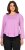 Ulla Popken Layered Look Memories Embroidered Long Sleeve Tee Amethyst - Τυπωμένα T-shirts για γυναίκες - 