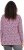 Ulla Popken Geometric Print 3/4 Sleeve Pleated Tee Raspberry - Τυπωμένα T-shirts για γυναίκες - 