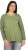 Ulla Popken Cold Dyed Sequined Heart Long Sleeve Tee Sage Green - Τυπωμένα T-shirts για γυναίκες - 