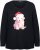 Ulla Popken Puppy Graphic Christmas Long Sleeve T-Shirt Black - Μπλουζάκια - 