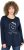 Ulla Popken Metallic Graphic Holiday Tee Navy - Τυπωμένα T-shirts για γυναίκες - 