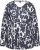 Ulla Popken Quick Drying Abstract Print Tee Black - Τυπωμένα T-shirts για γυναίκες - 