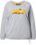 Ulla Popken Magic Feeling Long Sleeve Graphic Tee Light Grey Melange - Τυπωμένα T-shirts για γυναίκες - 
