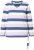 Ulla Popken Striped Knotted Hem Long Sleeve Tee Lavender - Τυπωμένα T-shirts για γυναίκες - 
