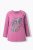Ulla Popken Inverted Seam Long Sleeve Graphic Tee Dark Rose - Τυπωμένα T-shirts για γυναίκες - 