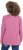 Ulla Popken Inverted Seam Long Sleeve Graphic Tee Dark Rose - Τυπωμένα T-shirts για γυναίκες - 