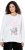 Ulla Popken Motivational Graphic Long Sleeve Tee Off-White - Τυπωμένα T-shirts για γυναίκες - 