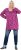 Ulla Popken Pleated Long Sleeve Floral Knit Tunic Summer Berry - Τυπωμένα T-shirts για γυναίκες - 