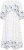 Kaffe Curve Rosa Midi Dress Blue Tones Border Flower - Φορέματα - 
