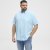 North Latitude Shirt Short Sleeve Turquoise - Πουκάμισα - Aνδρικά πουκαμισα μεγαλα μεγάλα μεγέθη